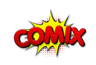 comic strip template logo